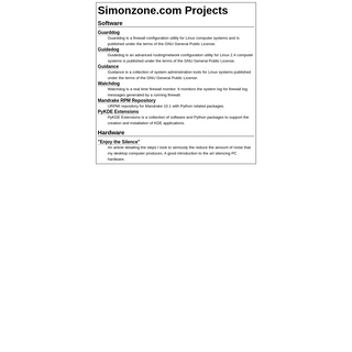 A complete backup of simonzone.com