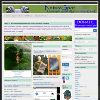 A complete backup of naturespot.org.uk