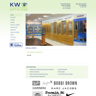 A complete backup of kwopticians.ie