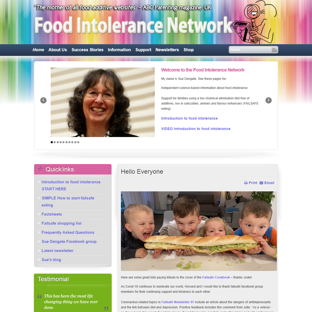Home - Food Intolerance Network