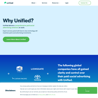 Paid Social Advertising Company - Paid Social Media Services - Unified