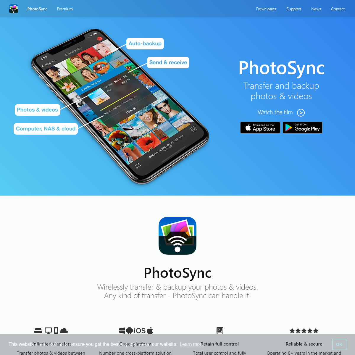 A complete backup of photosync-app.com