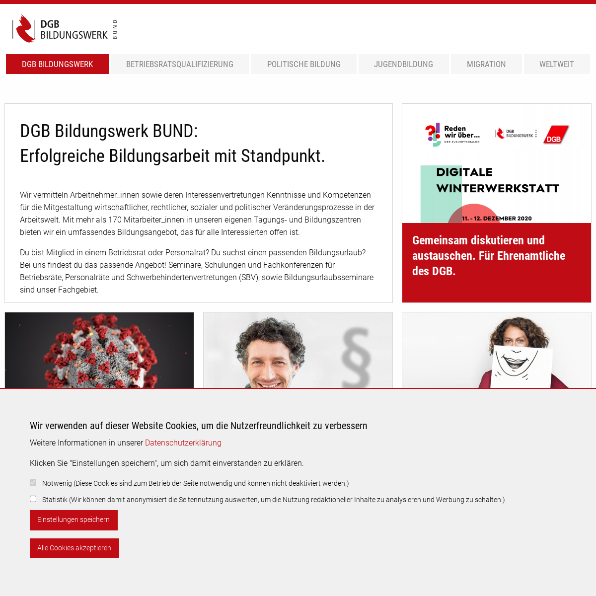 A complete backup of dgb-bildungswerk.de