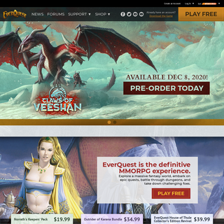A complete backup of everquest.com