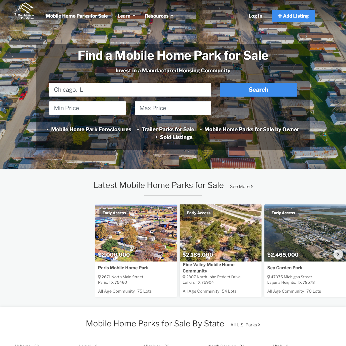 A complete backup of mobilehomeparkstore.com