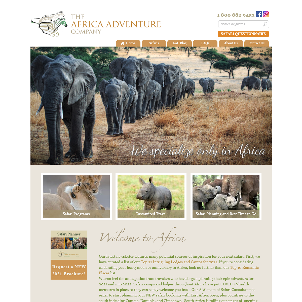A complete backup of africa-adventure.com