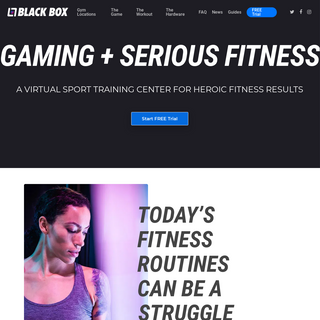 Black Box VR Fitness - Immersive Gym and Gamified Fitness Experience