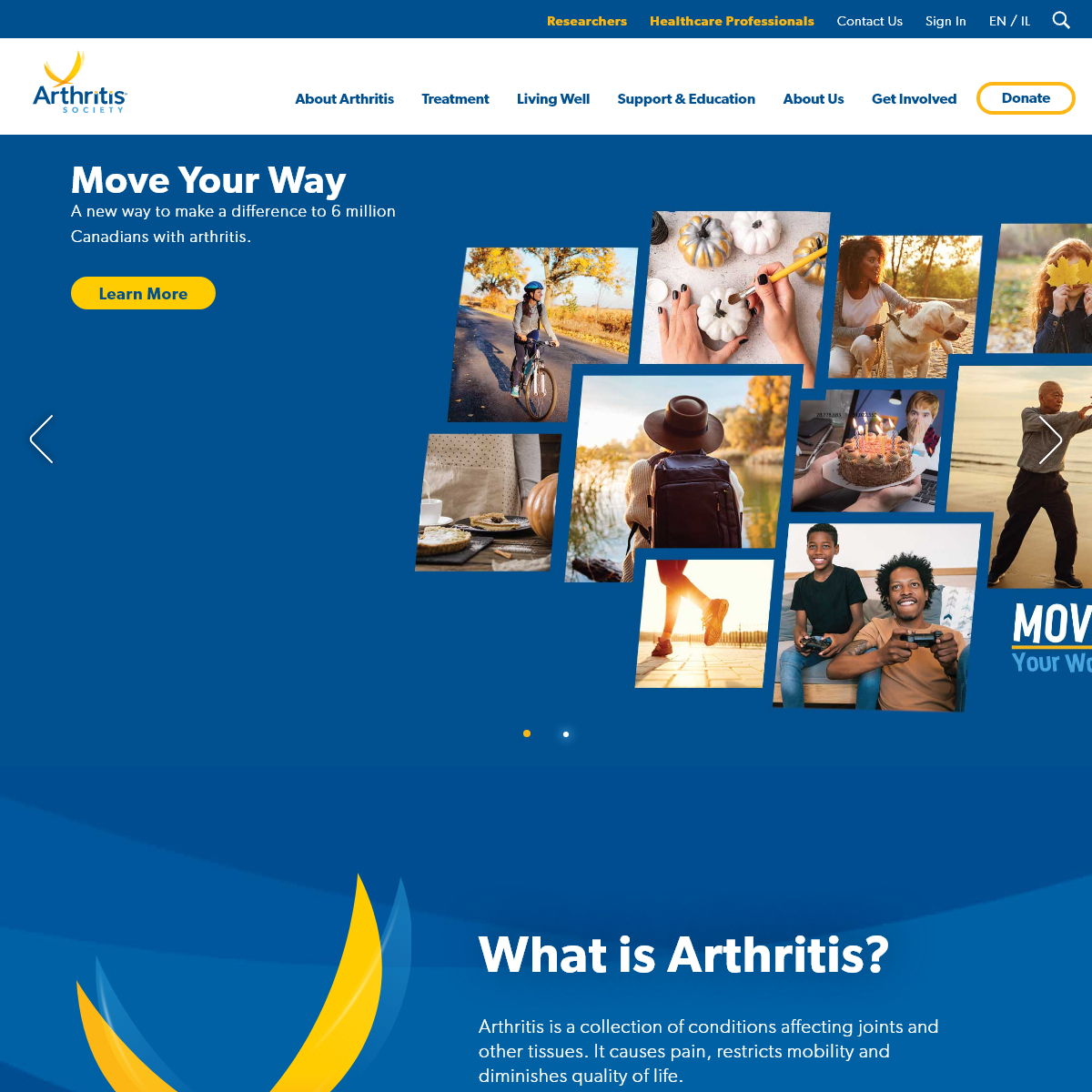 A complete backup of arthritis.ca