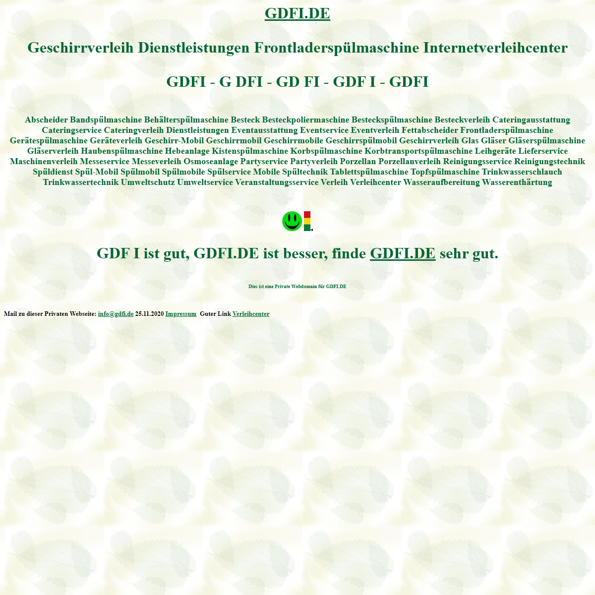 A complete backup of gdfi.de