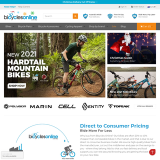 A complete backup of bicyclesonline.com.au