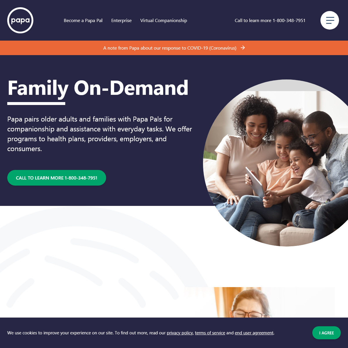 Papa - Family On-Demand - Assistance and Socialization for Seniors