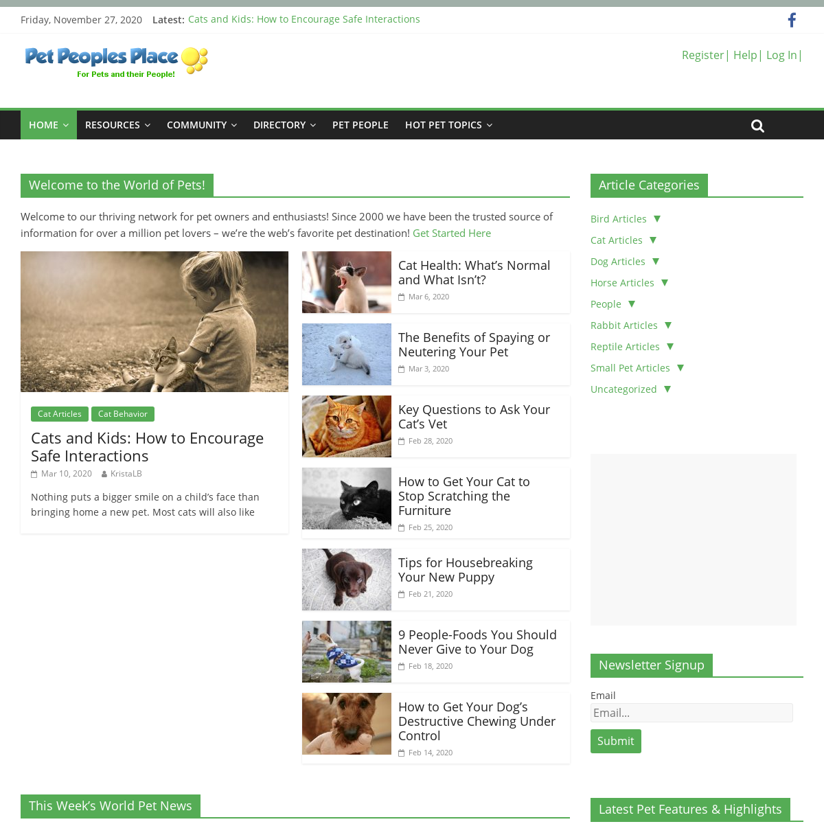 A complete backup of petpeoplesplace.com