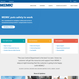 MEMIC - Specialists in Workers` Compensation Insurance