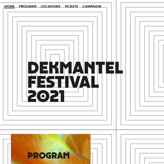 Dekmantel Festival 2021
