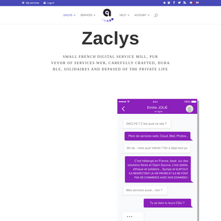 A complete backup of zaclys.com