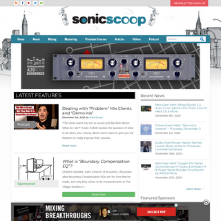 A complete backup of sonicscoop.com