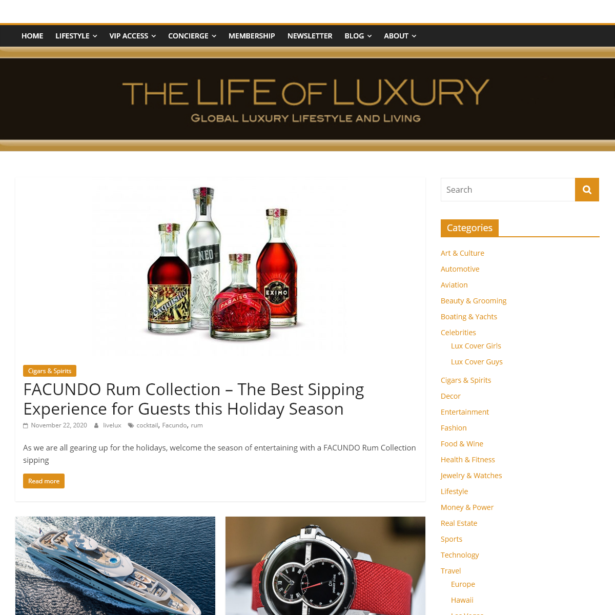 A complete backup of thelifeofluxury.com