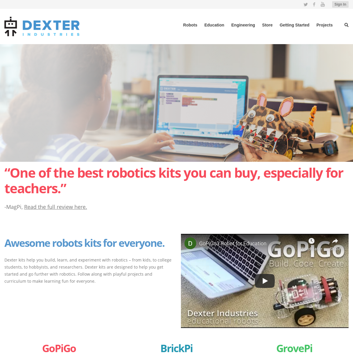 A complete backup of dexterindustries.com