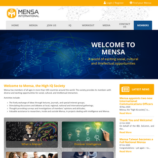 Home Page - Mensa International