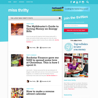 A complete backup of miss-thrifty.co.uk
