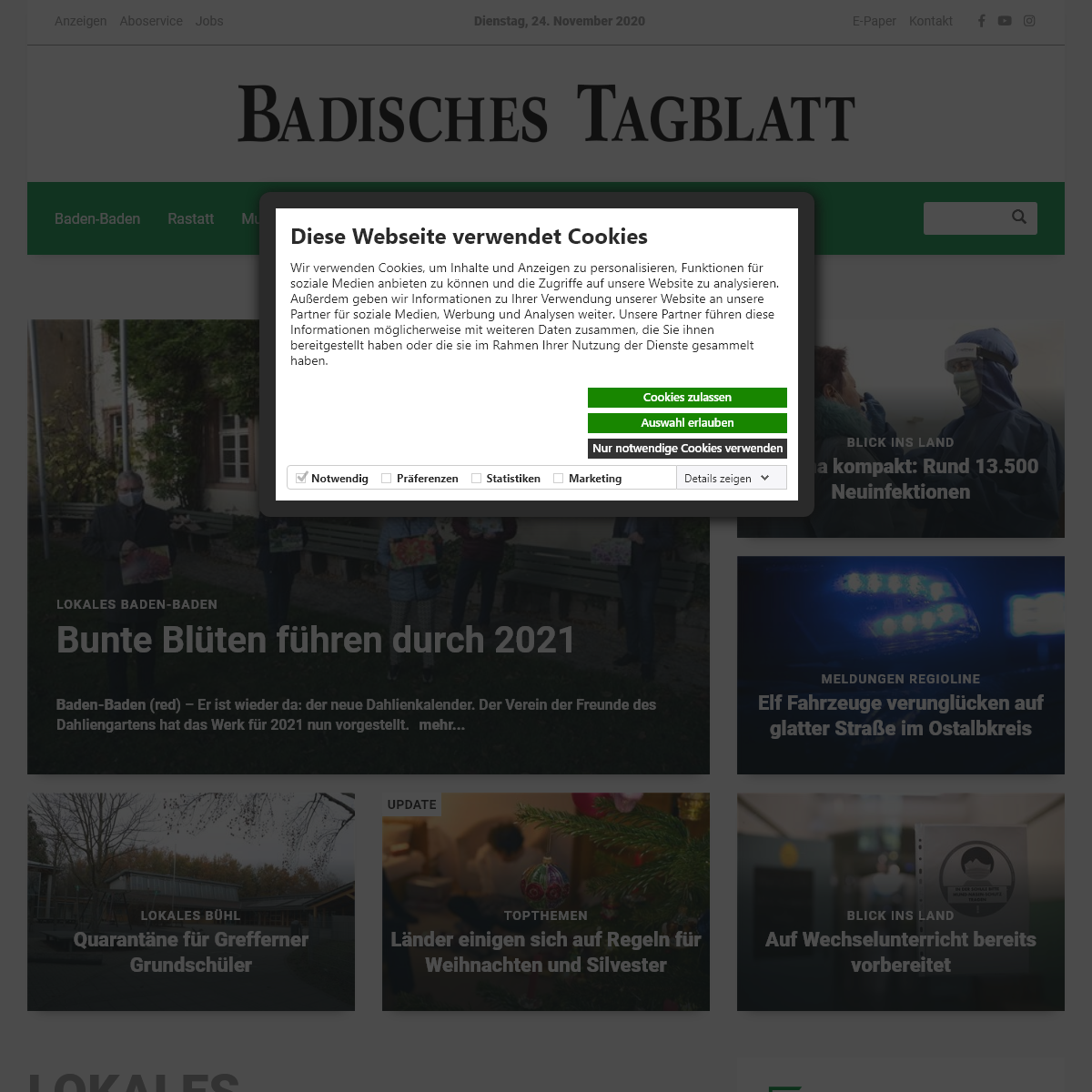 A complete backup of badisches-tagblatt.de