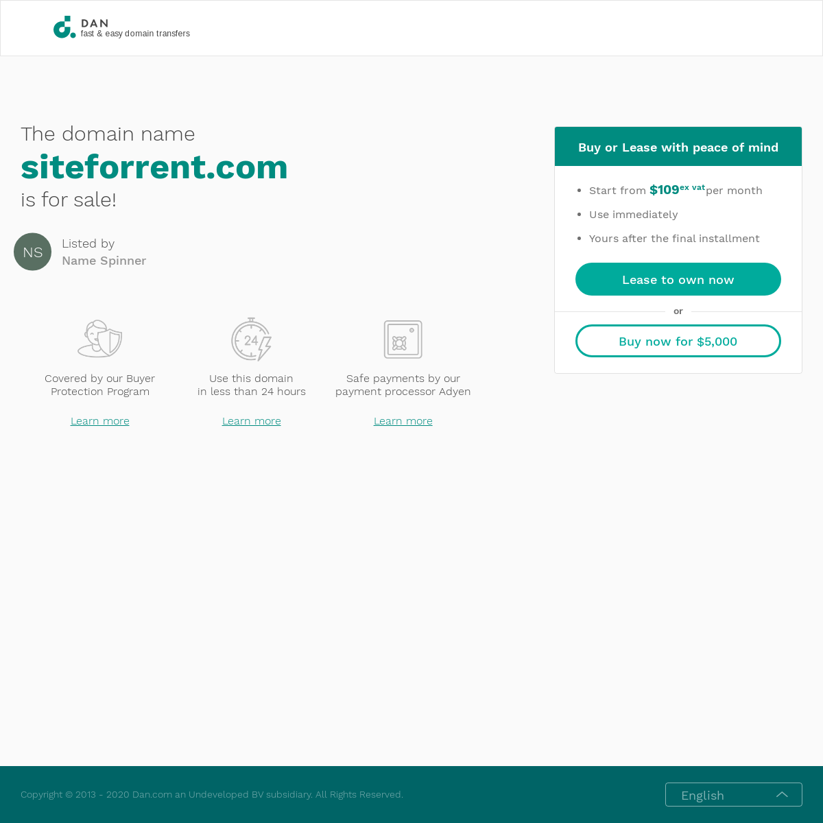 A complete backup of siteforrent.com