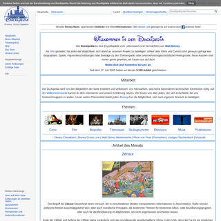 A complete backup of duckipedia.de