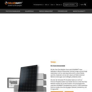 A complete backup of solarwatt.de