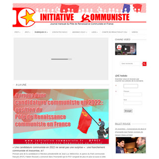 A complete backup of initiative-communiste.fr