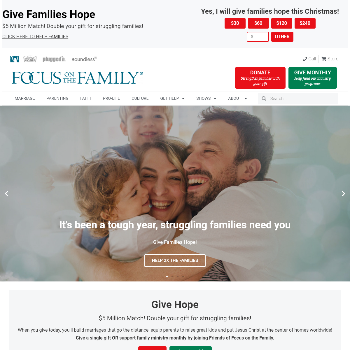 A complete backup of focusonthefamily.com