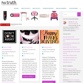 A complete backup of pinktruth.com