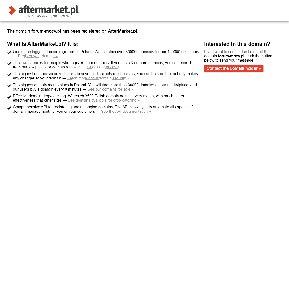 AfterMarket.pl -- domain forum-mocy.pl