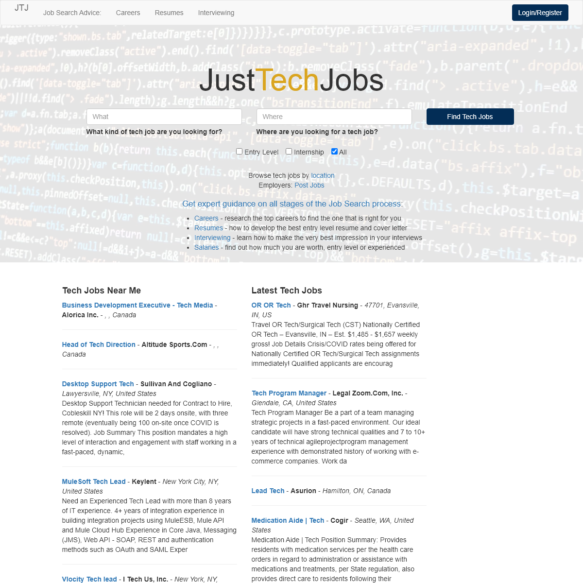 A complete backup of justtechjobs.com