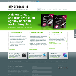 Web design and graphics agency in Basingstoke, Hampshire