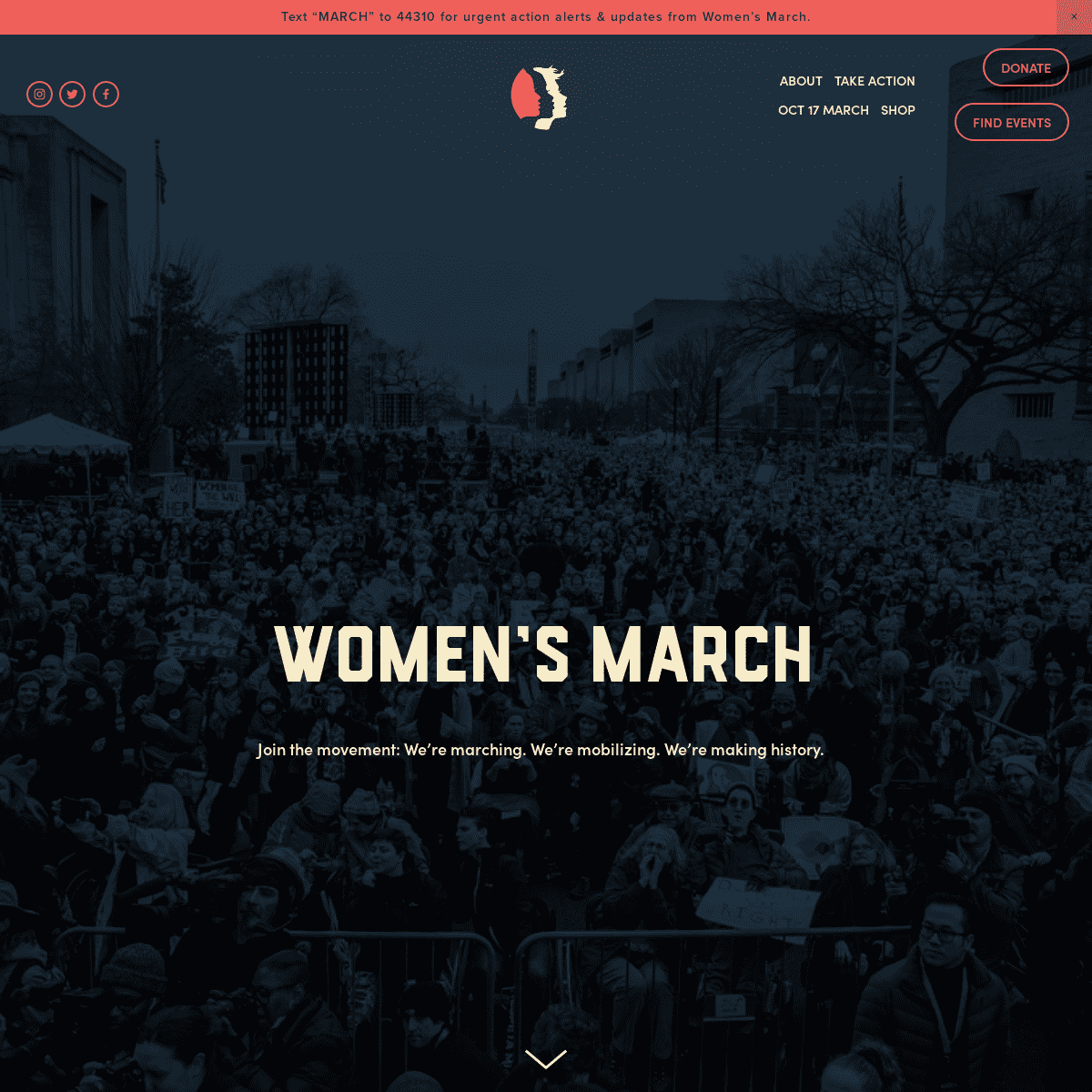 A complete backup of womensmarch.com