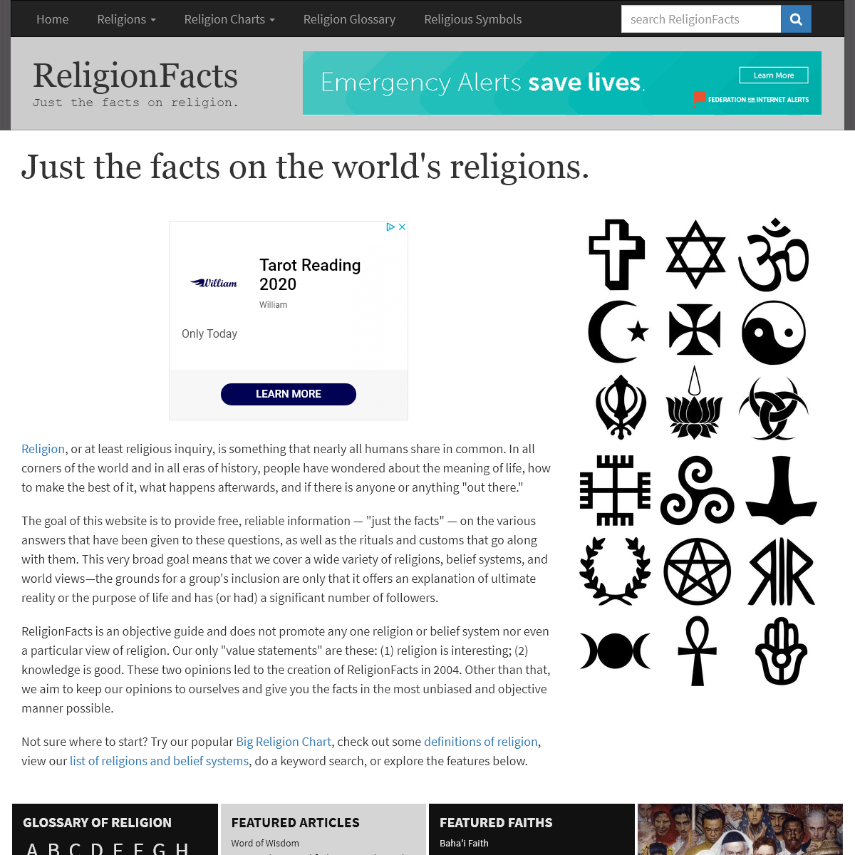 A complete backup of religionfacts.com