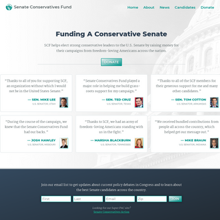 A complete backup of senateconservatives.com