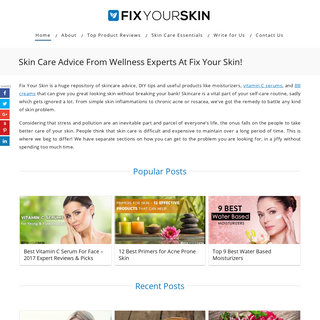A complete backup of fixyourskin.com