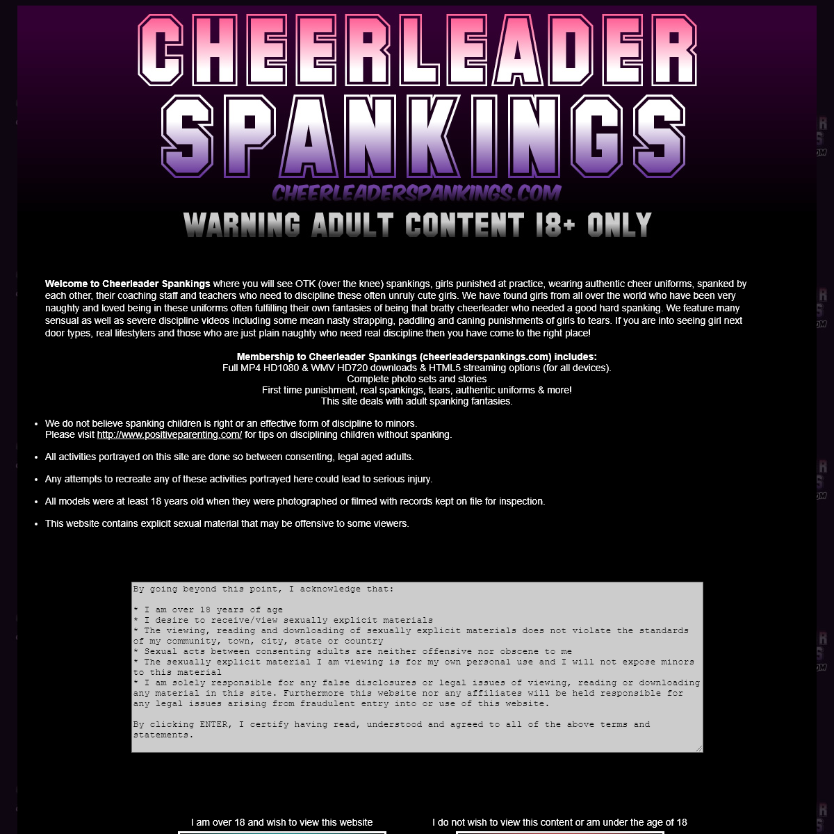 A complete backup of www.cheerleaderspankings.com