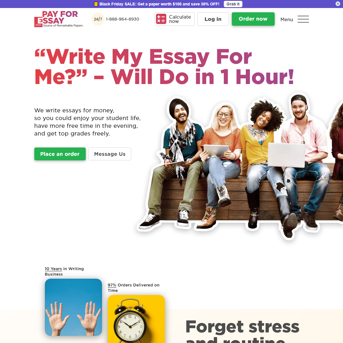 ðŸ˜ Pay for Essay - Best Essay Writers Online - 1-Hour Deadline