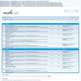 A complete backup of tecplottalk.com