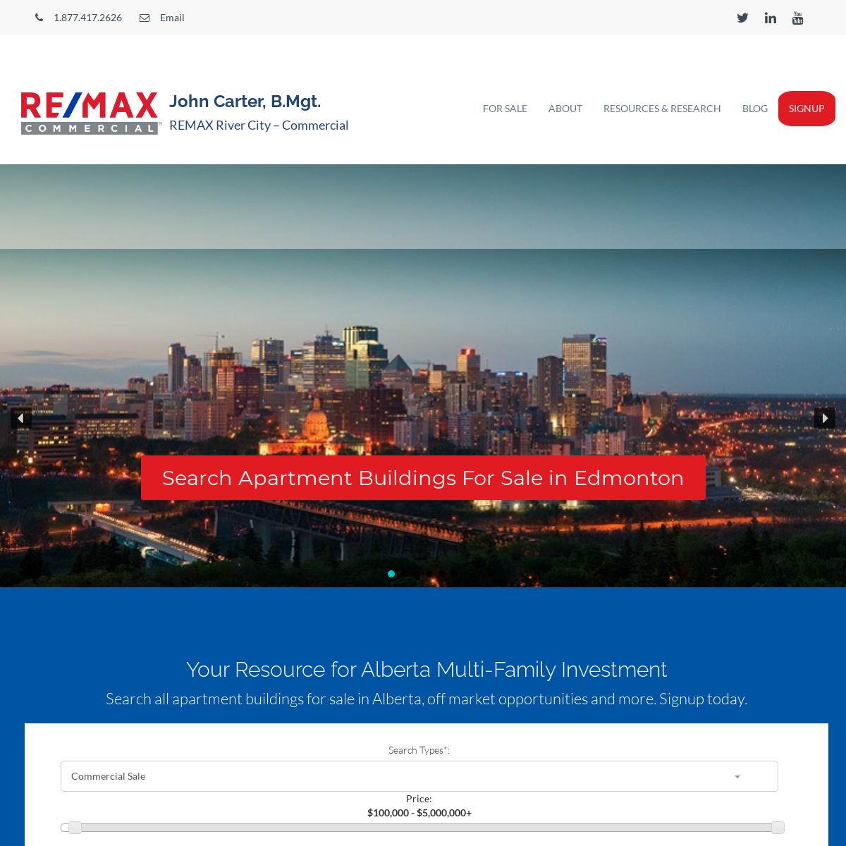 Apartment Buildings For Sale - Edmonton - Alberta REMAX River City â€“ Commercial - Edmonton, AB.
