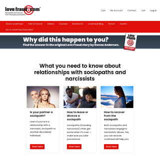 A complete backup of lovefraud.com