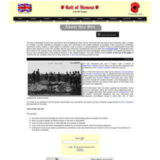 A complete backup of roll-of-honour.com
