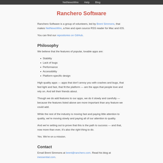 A complete backup of ranchero.com
