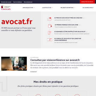 A complete backup of avocats.fr
