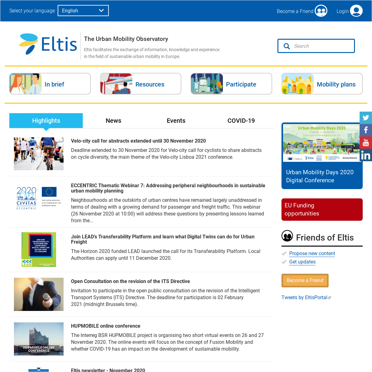 A complete backup of eltis.org