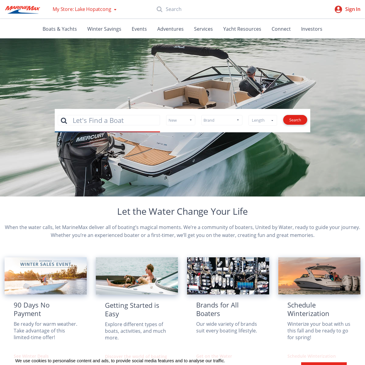 A complete backup of marinemax.com