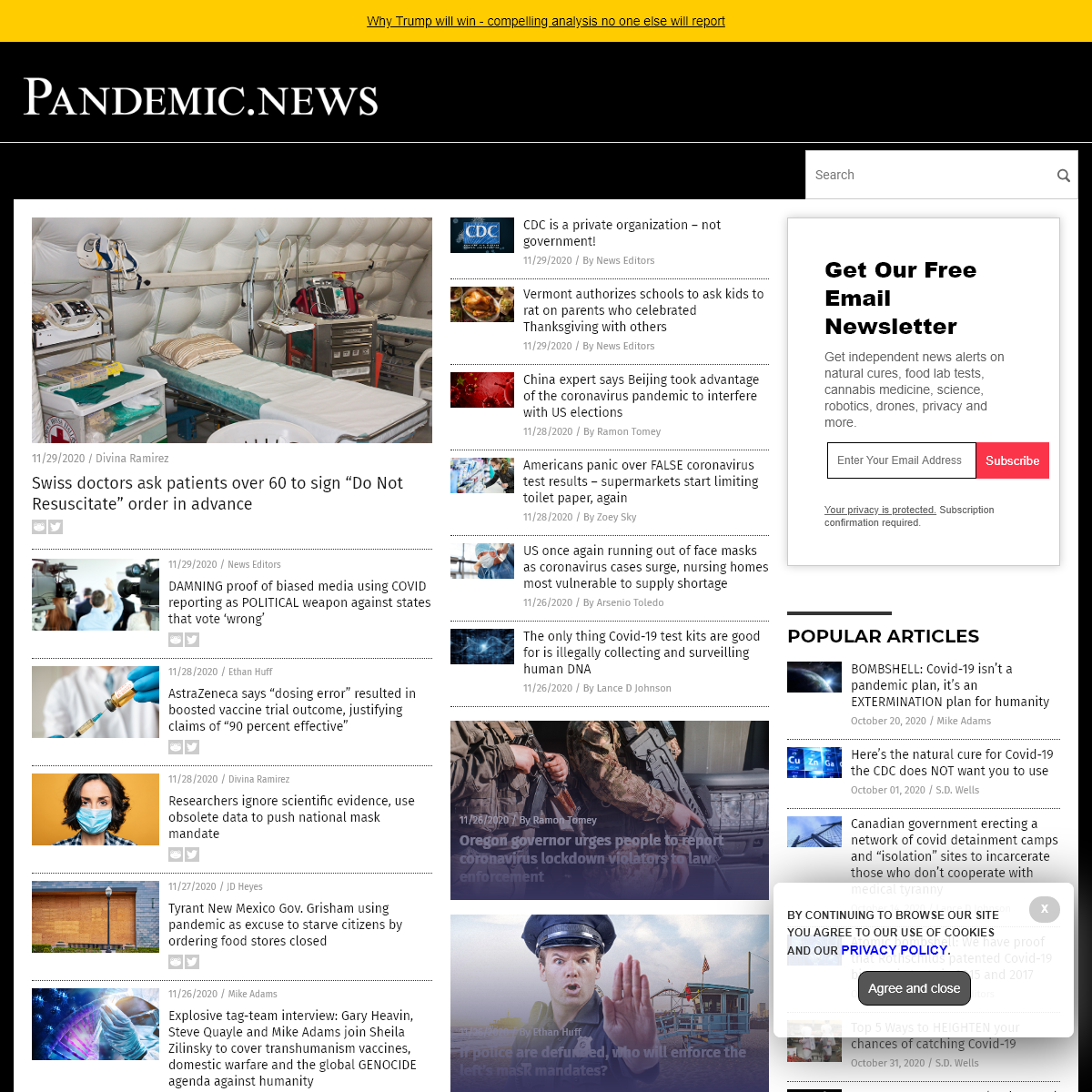 A complete backup of pandemic.news