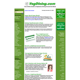 A complete backup of vegdining.com